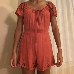 Orange romper